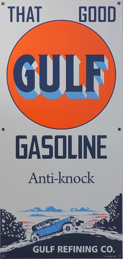 Gulf Gasoline Photograph by Joseph C Hinson