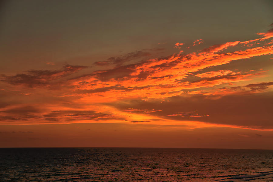 Sunset Photograph - Gulf of Mexico SunSet by Theresa Campbell