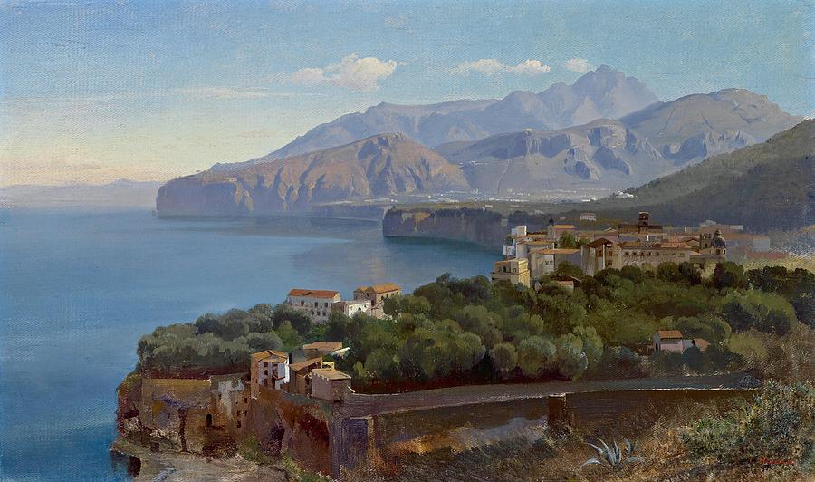 Gulf of Sorrento Painting by Celestial Images