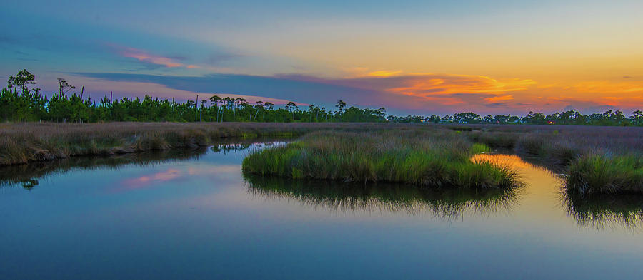 Gulf State Park at Sunset Photograph by James-Allen