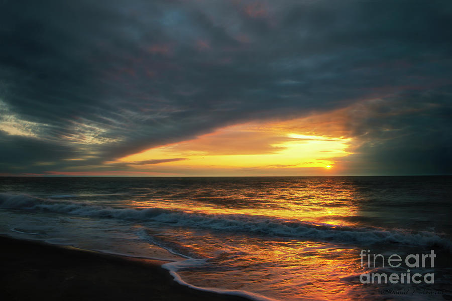 Sunset Photograph - Gulf Sunset by David Arment