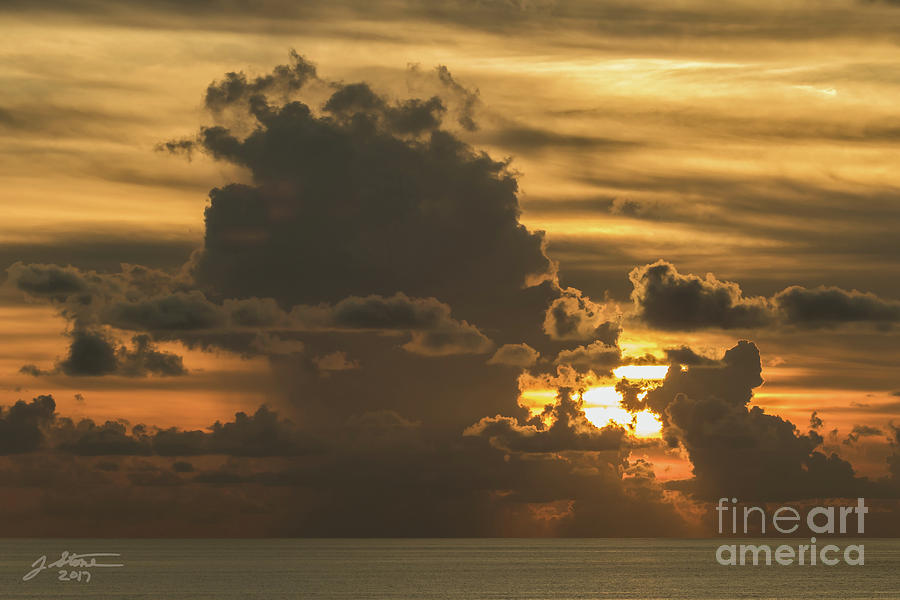 Gulf Sunset Photograph by Jeffrey Stone