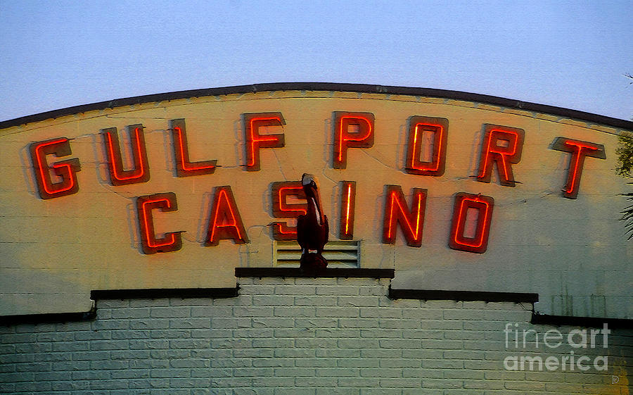Gulfport Casino Painting by David Lee Thompson