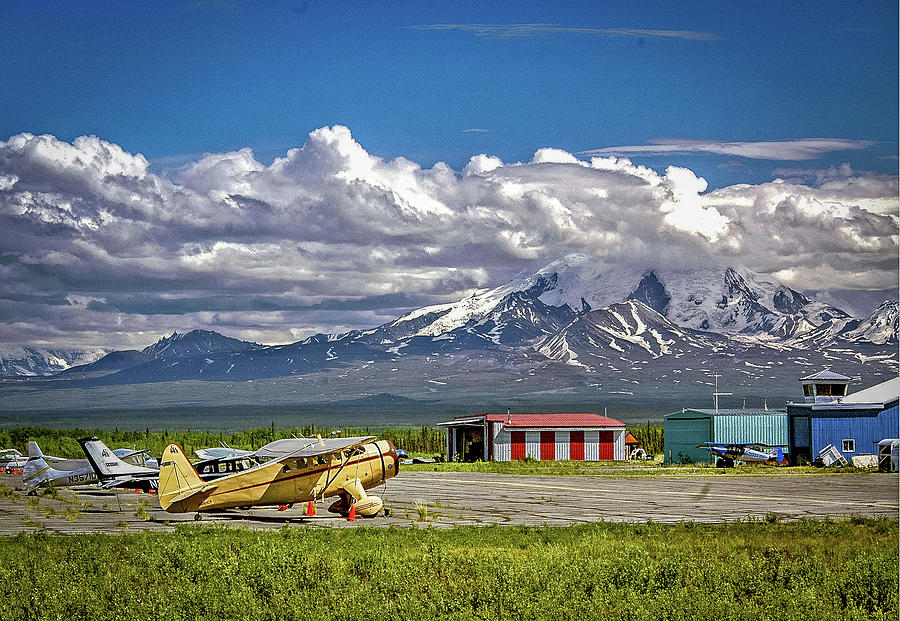 Gulkana Airport Alaska Photograph By Bob Lynn   Gulkana Airport Alaska Bob Lynn 