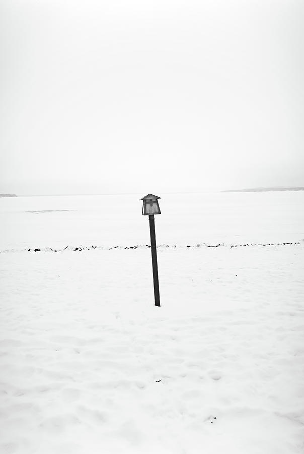 Gull Lake Winter Study 1 Photograph by Robert Meyers-Lussier