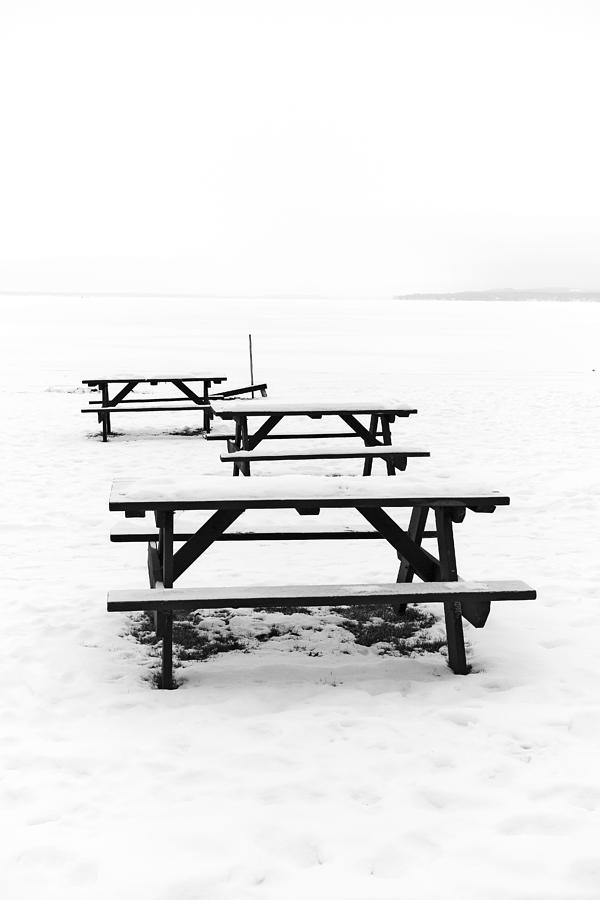 Gull Lake Winter Study 3 Photograph by Robert Meyers-Lussier