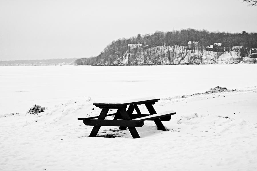 Gull Lake Winter Study 4 Photograph by Robert Meyers-Lussier