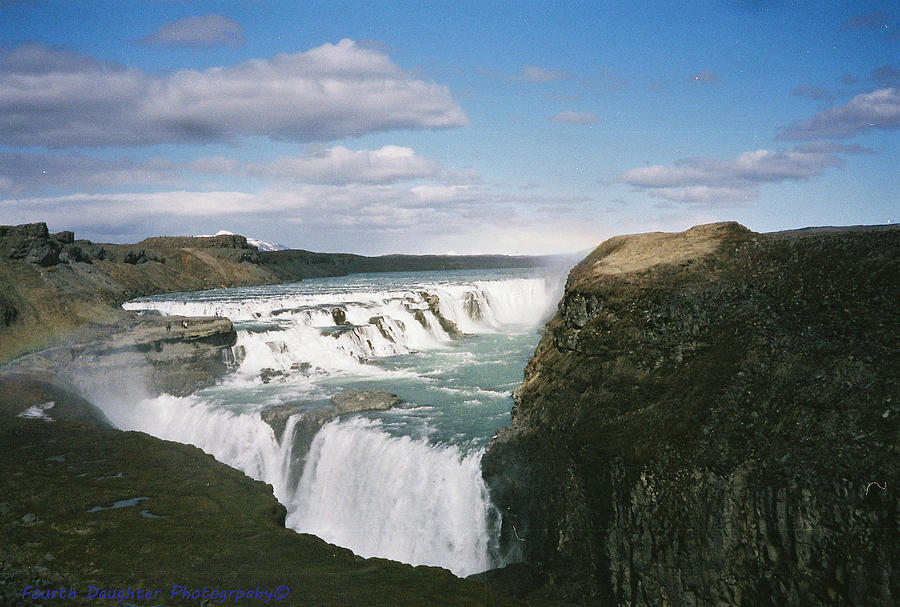 Gullfoss Falls, Iceland Photograph by Diane Shirley