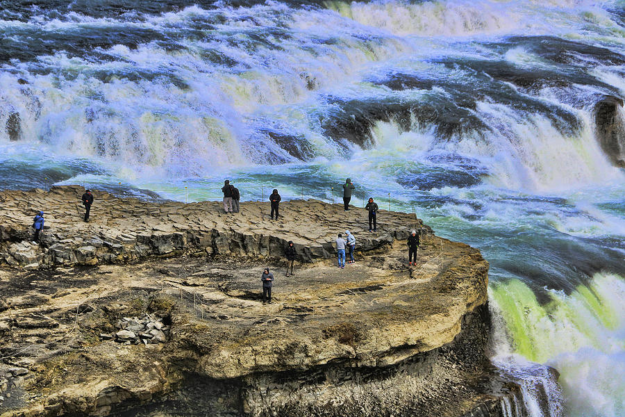 Gullfoss Waterfall # 3 Photograph by Allen Beatty