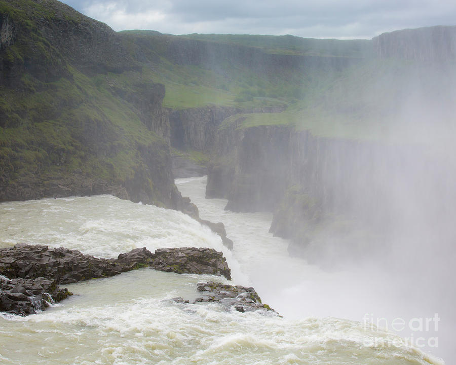 Gullfoss waterfall Photograph by Agnes Caruso