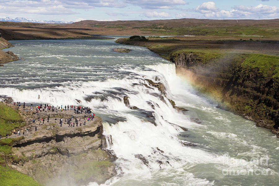 Gullfoss waterfall in Iceland Photograph by Didier Marti
