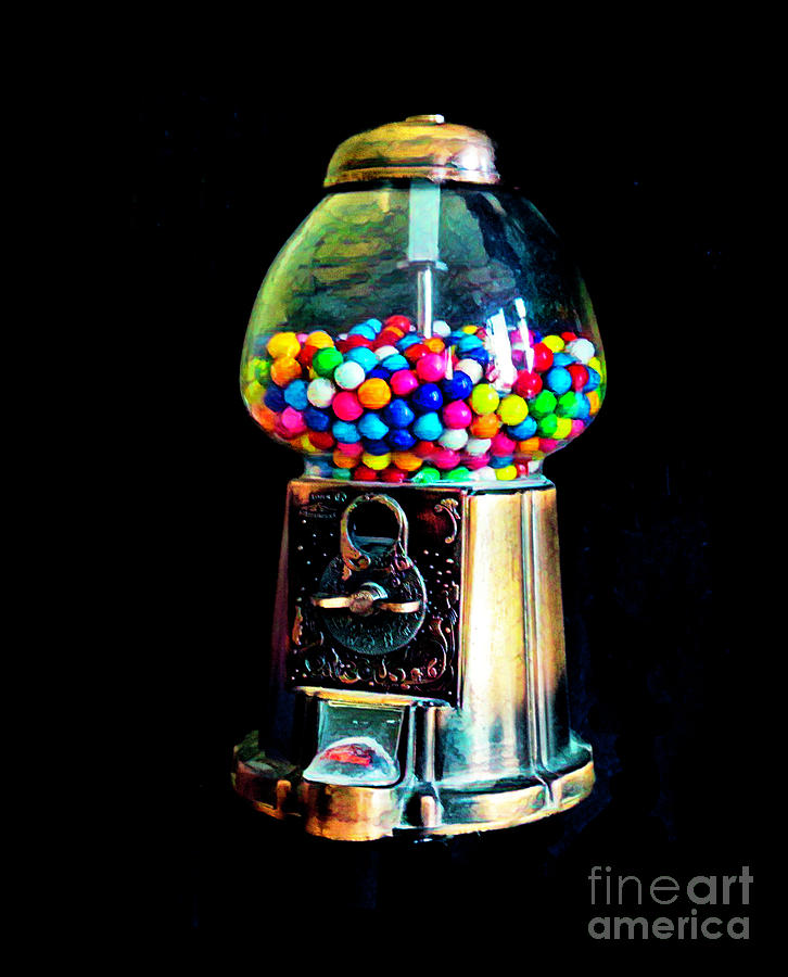 Gum Ball Machine Photograph by Cathy Donohoue