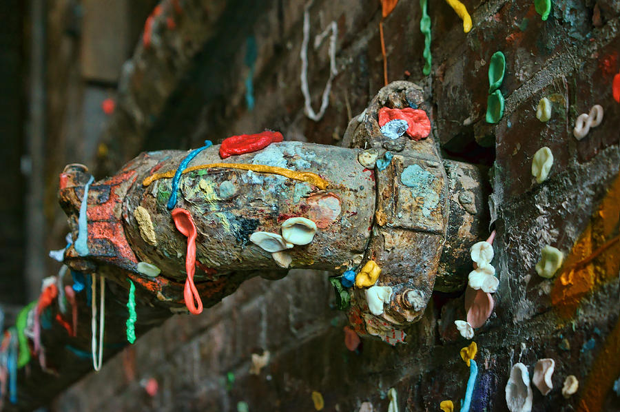 Gum Wall - Seattle Photograph by Nikolyn McDonald