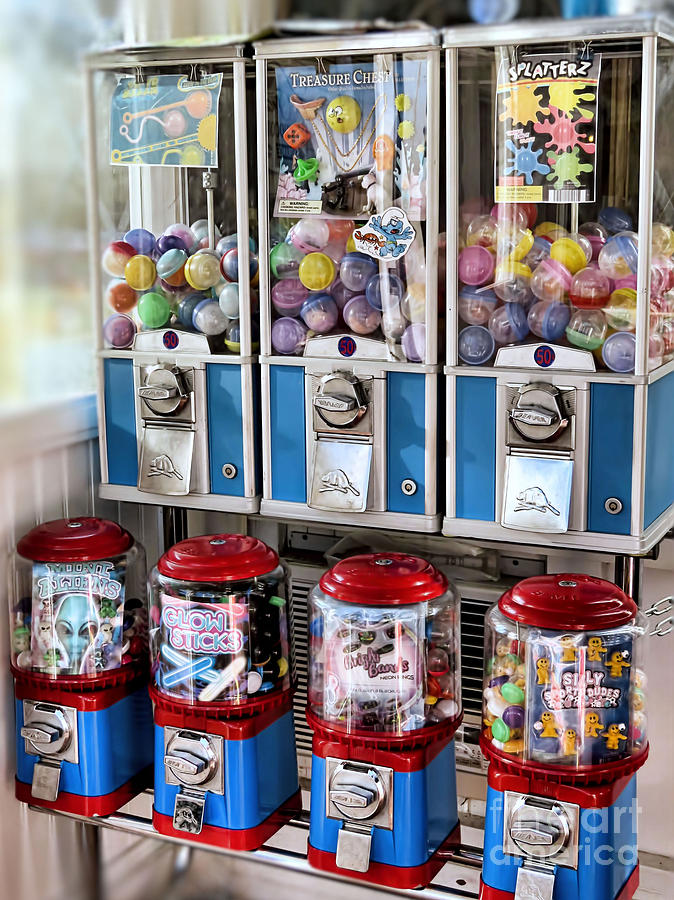 Gumball Machines  Photograph by Janice Drew