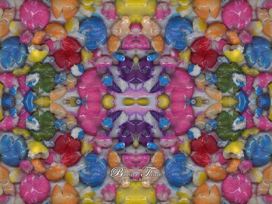 Gumballs #0000a_1 Digital Art by Barbara Tristan