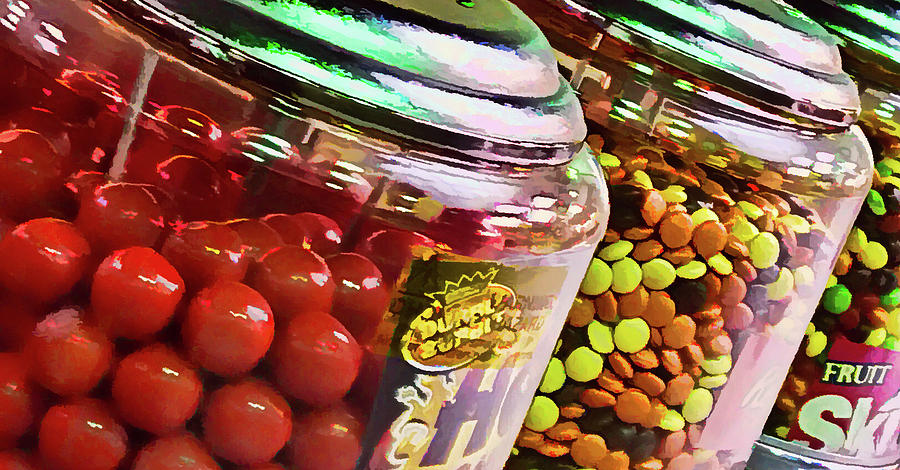 Gumballs and Candy Dispensers Photograph by Greg Jackson