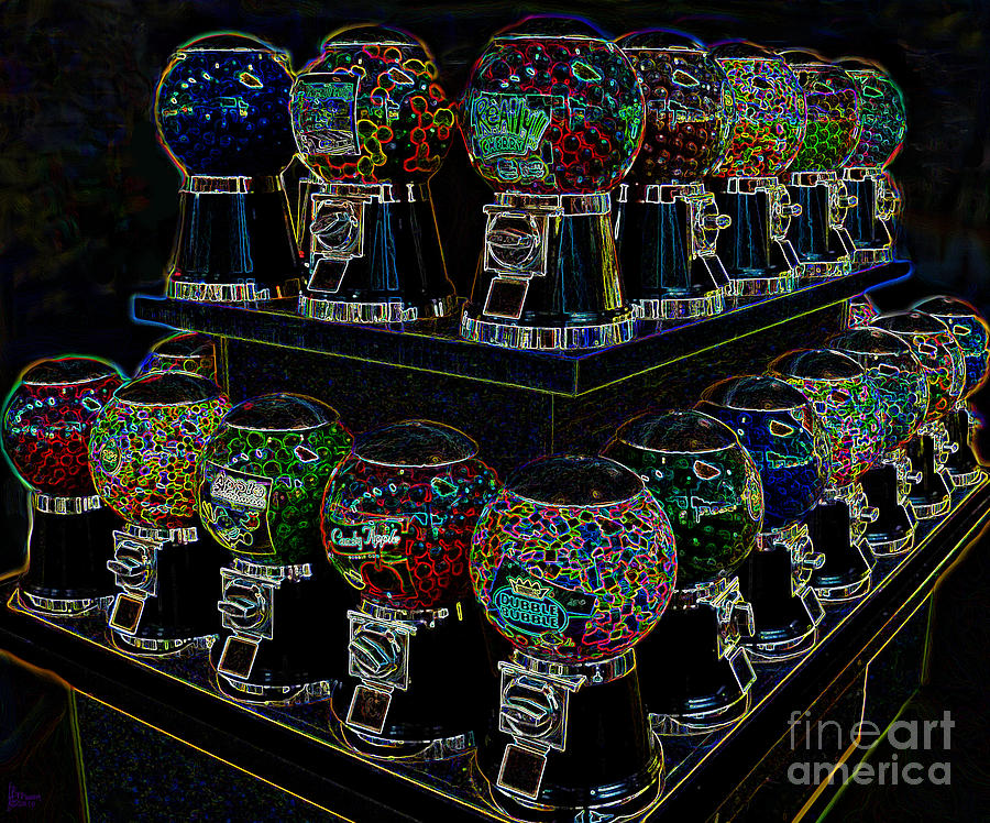 Abstract Photograph - Gumballs by Jeff Breiman