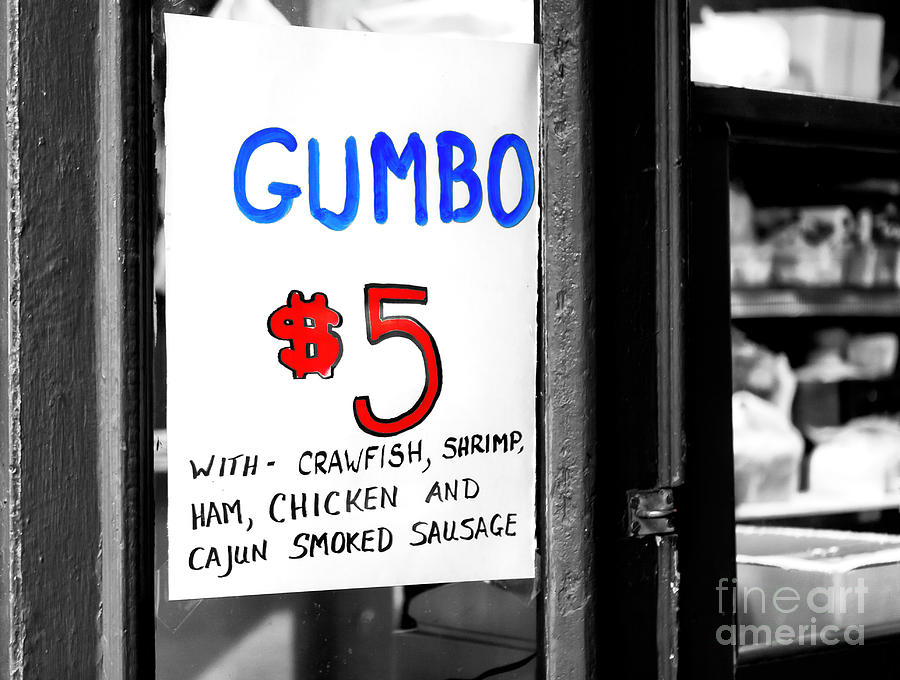 Gumbo Fusion New Orleans Photograph by John Rizzuto
