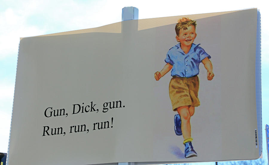 Gun Dick Gun -- Run Run Run Photograph by Cora Wandel
