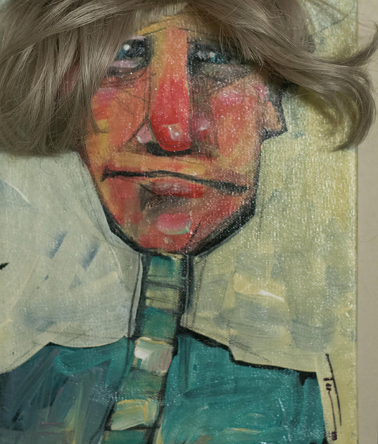 Gunnar with Wig Painting by Tim Nyberg
