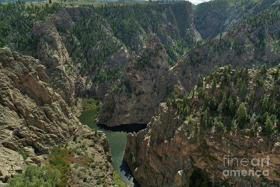 Black Canyon Of The Gunnison Photograph - Gunnison River   8b7366 by Stephen Parker