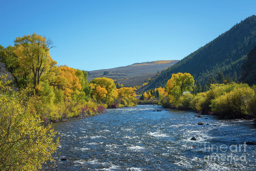 Gunnison River in Autumn Photograph by Michael Ver Sprill