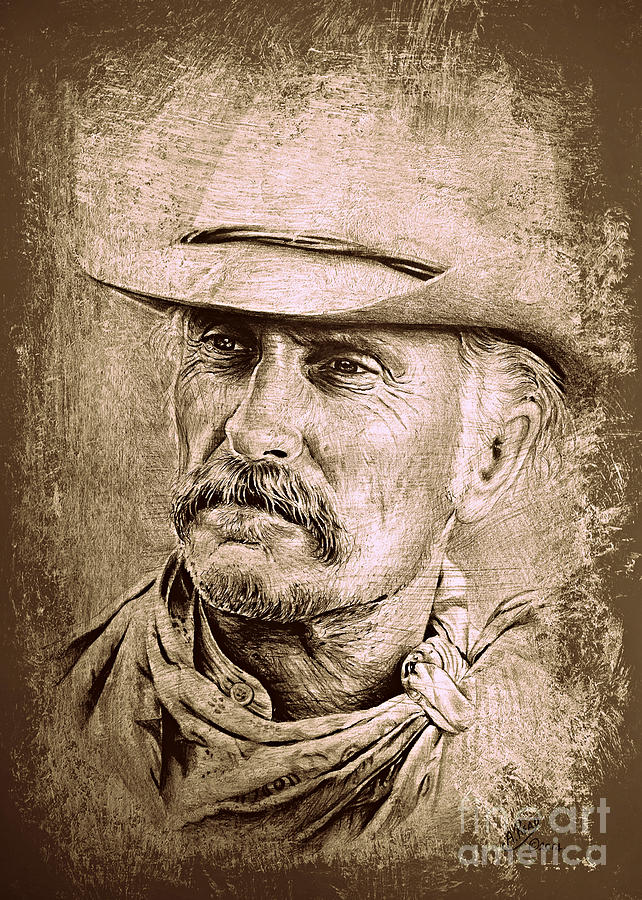 Gus McCrae Painting by Andrew Read