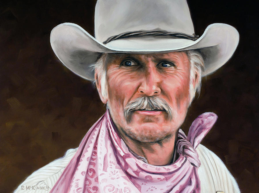 Cowboy Painting - Gus McCrae Texas Ranger by Rick McKinney