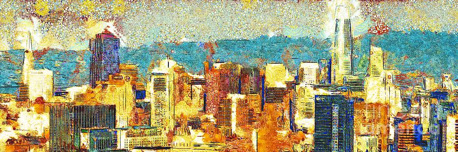 Gustav Klimt Does The New San Francisco Skyline 20180511 Panorama Photograph by Wingsdomain Art and Photography