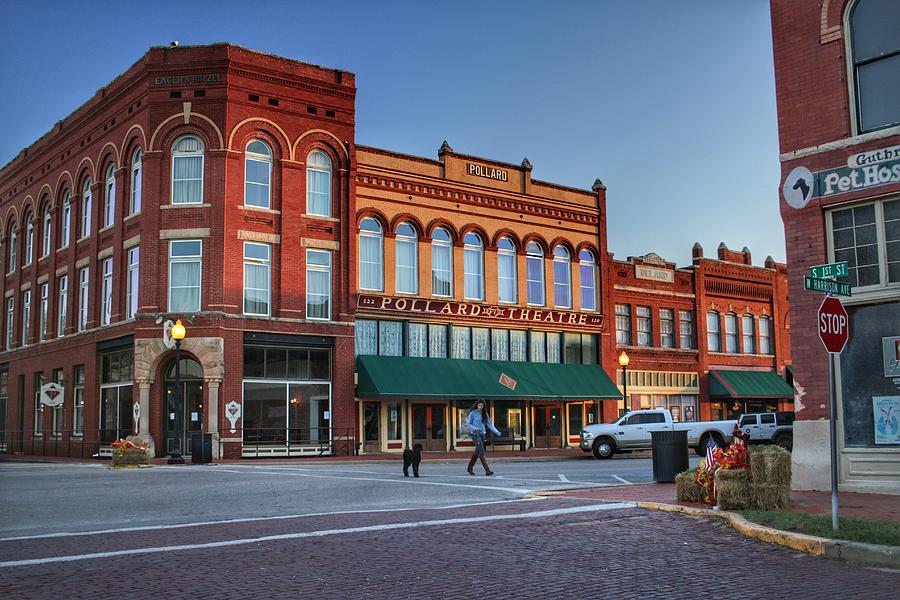 Guthrie Oklahoma Street Scene  Photograph by Buck Buchanan