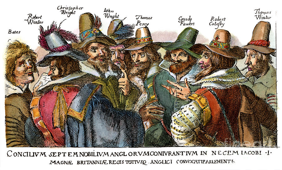 Guy Fawkes, 1570-1606 Drawing by Granger