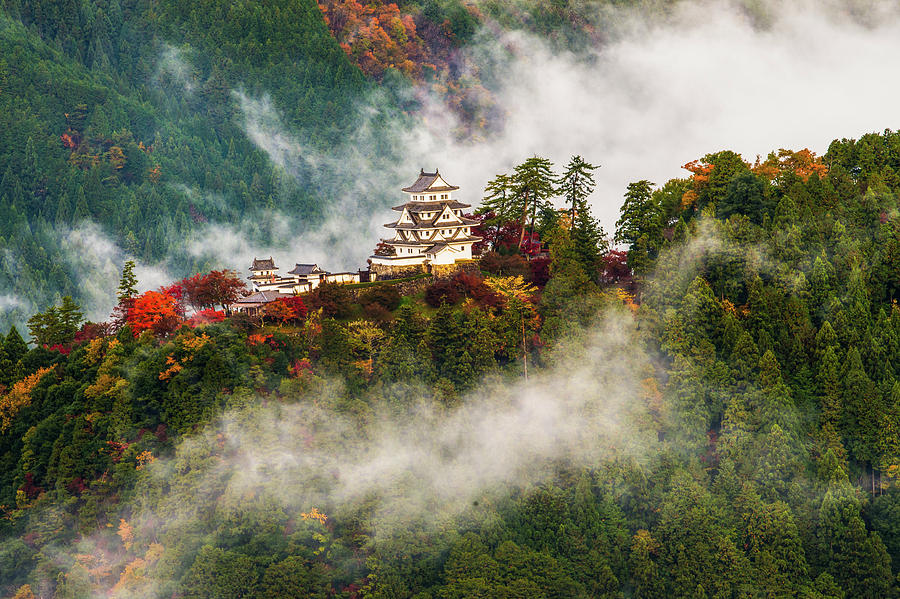 Gujyo Hachiman Castle Photograph by Hisao Mogi