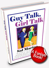 Book Mixed Media - Guy Talk Girl Talk by Sal Marino  A Funism Book by Sal Marino