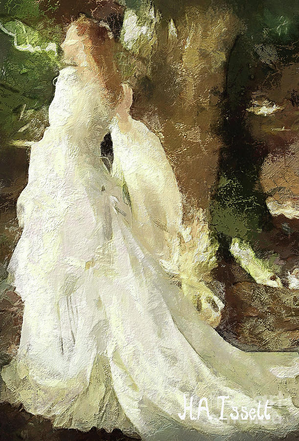 Gwendolyn White Gown Digital Art by Humphrey Isselt