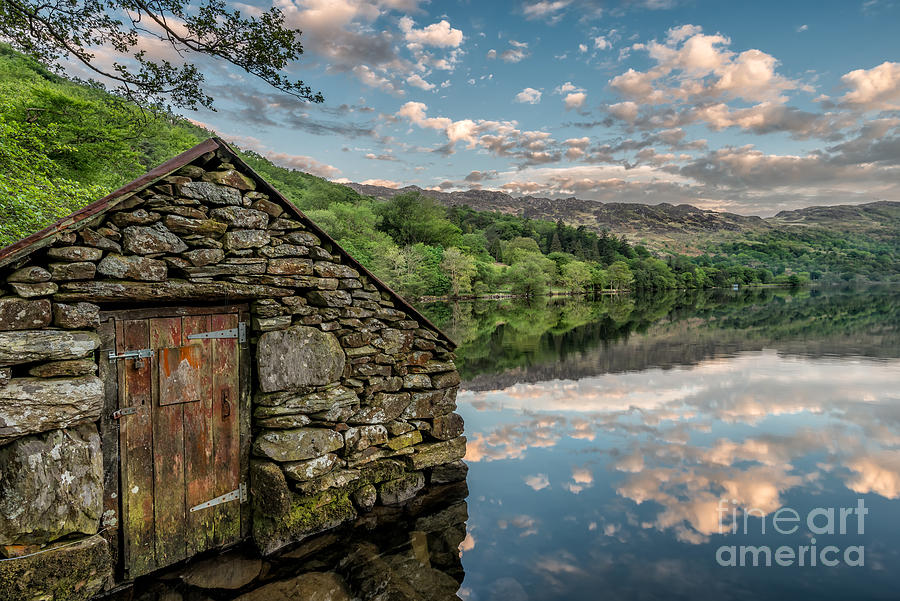 Snowdonia National Park Photograph - Gwynant Lake Sunset by Adrian Evans