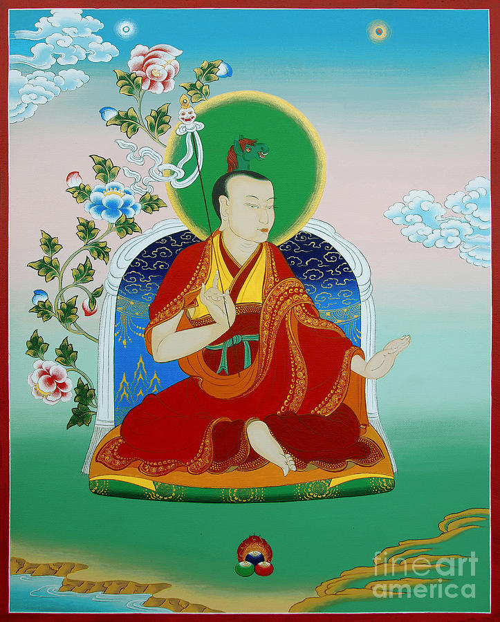 Buddha Painting - Gyalwa Choyang by Sergey Noskov