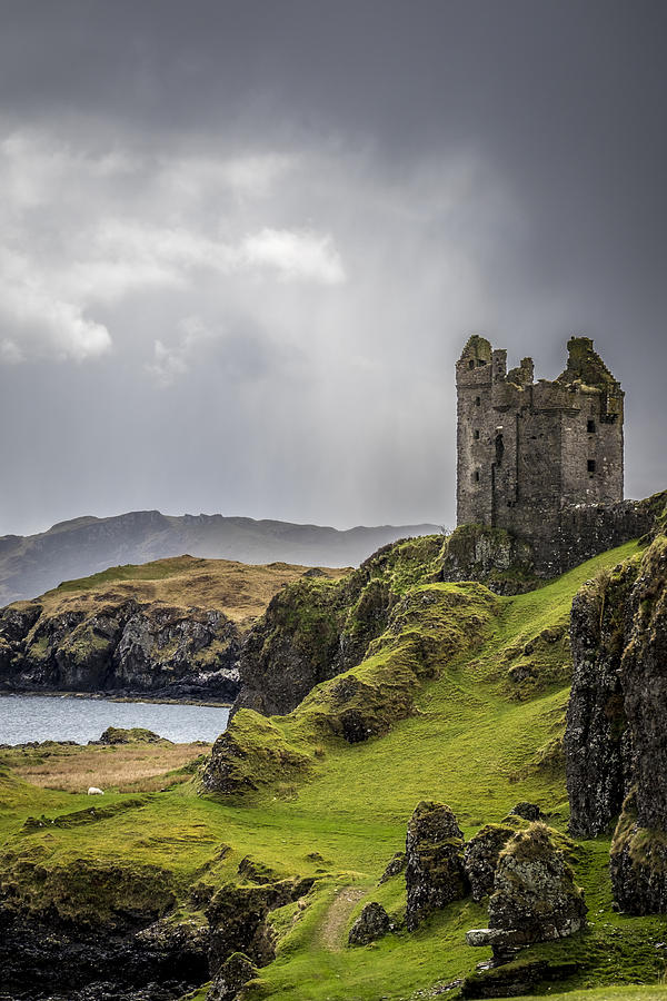 Castle Photograph - Gylen Castle on Kerrera in Scotland by Neil Alexander Photography