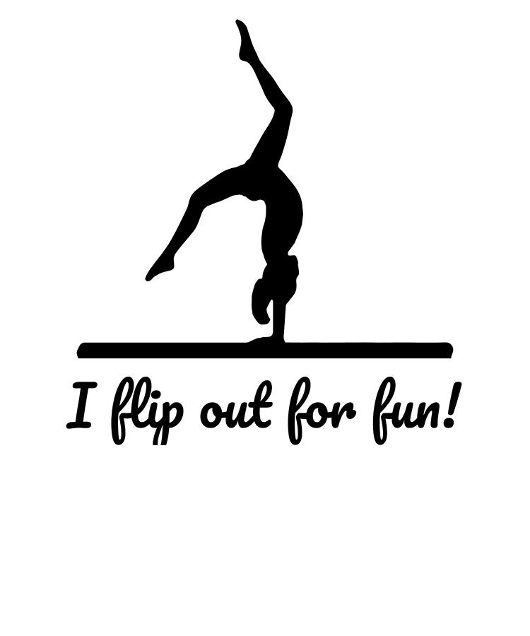 Gymnast Balance Beam I Flip Out For Fun Gymnastics Kanig Designs 