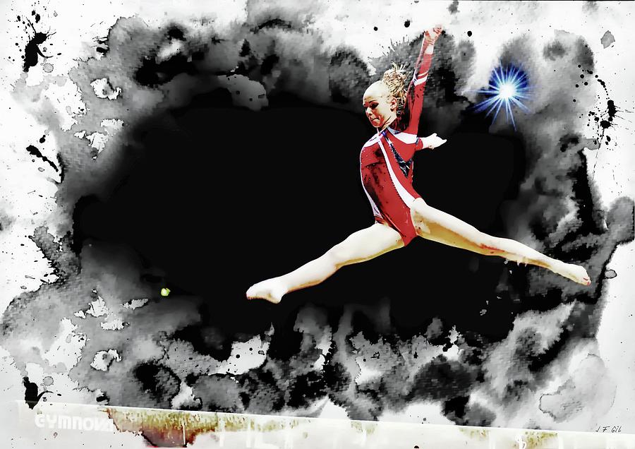 Gymnast Girl 2 Photograph by Jean Francois Gil