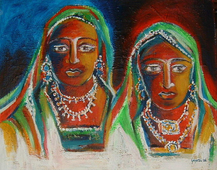 Gypsies Painting by Gayatri Manchanda