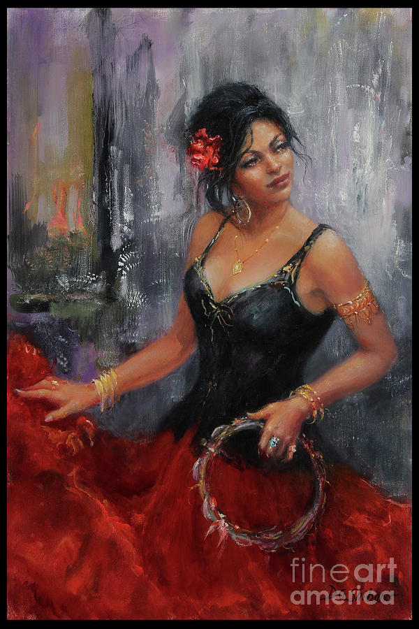 Dancing Gypsy Woman