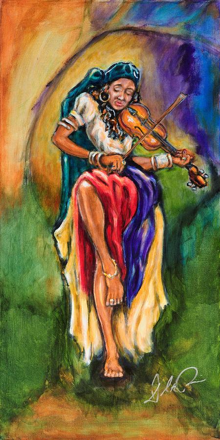 Gypsy Painting By Daryl Price Pixels