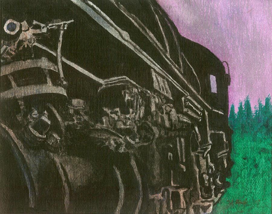 Train Painting - Gypsy Dusk by Shane Hurd