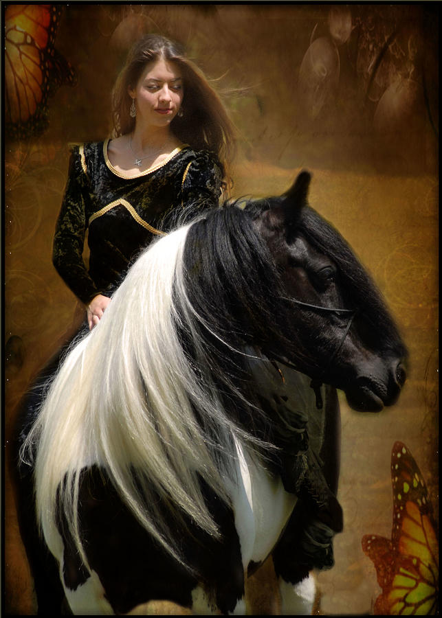 Horse Photograph - Gypsy Girl Kate by Fran J Scott
