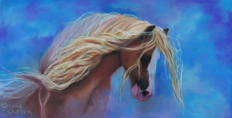 Gypsy In The Wind Pastel by Karen Kennedy Chatham