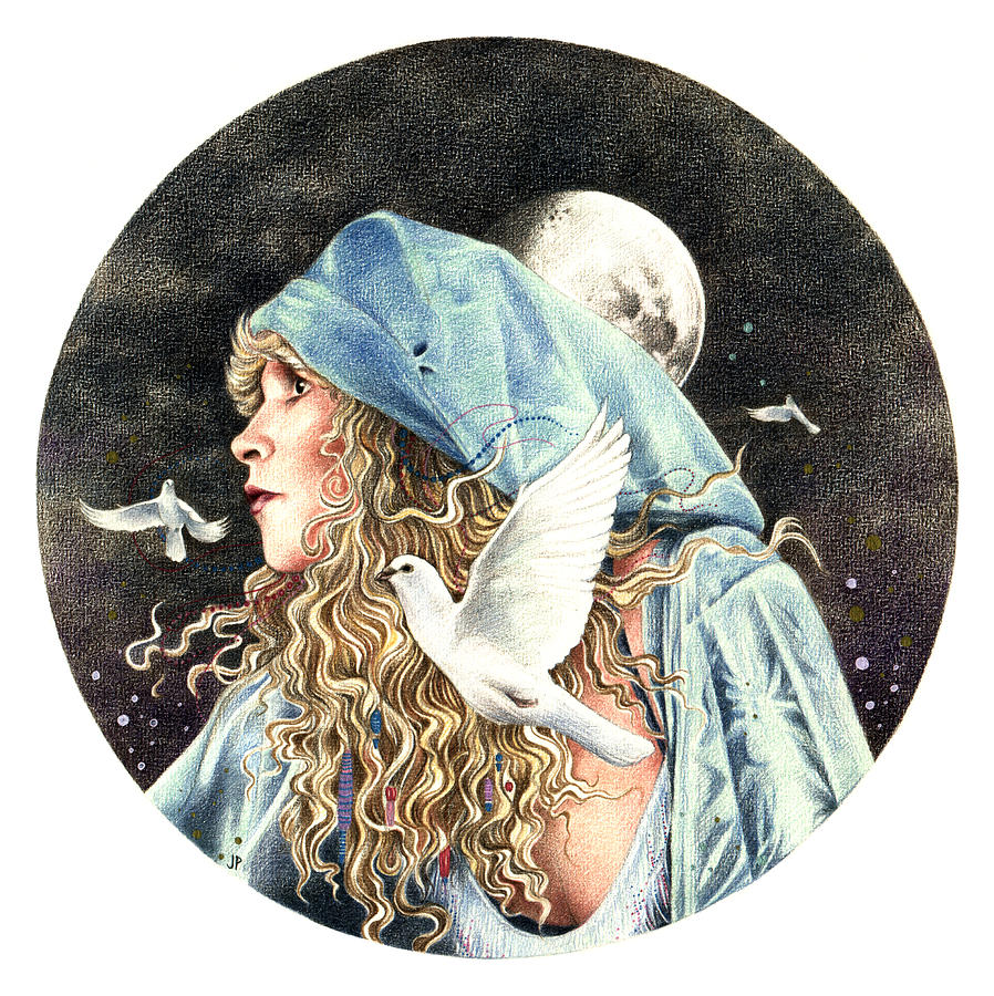 Stevie Nicks Drawing - Gypsy by Johanna Pieterman