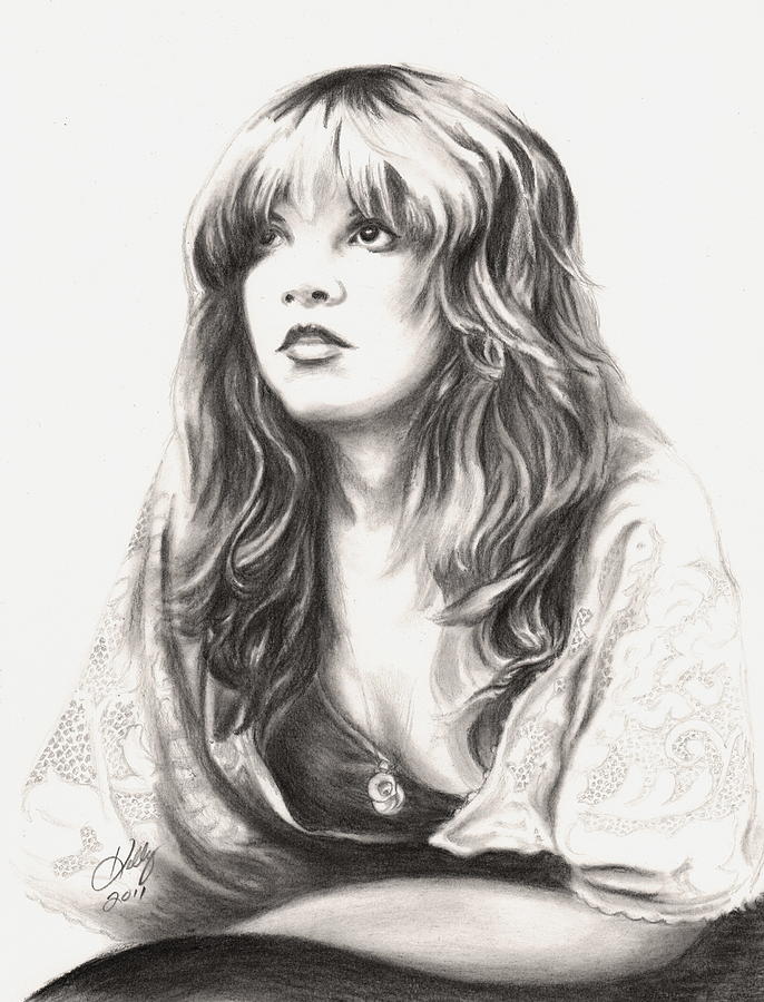 Stevie Nicks Drawing - Gypsy by Kathleen Kelly Thompson