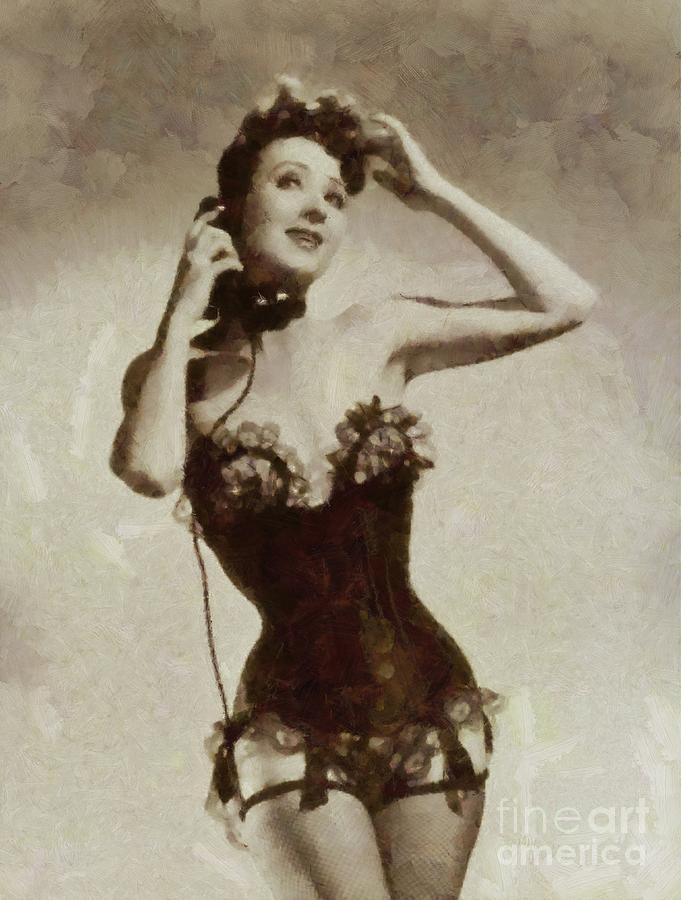 Gypsy Rose Lee Painting by Esoterica Art Agency