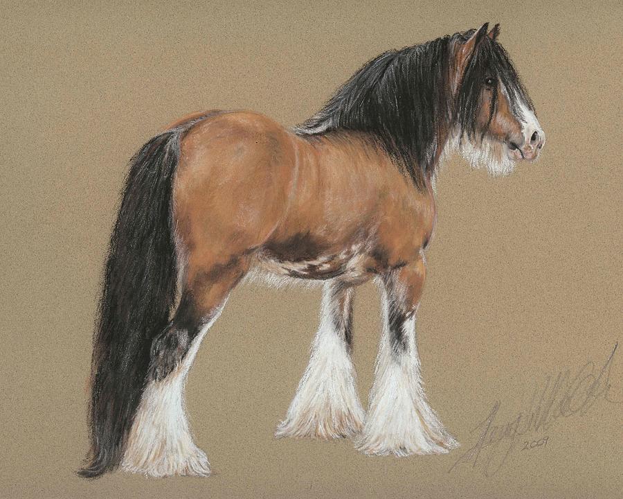 Gypsy Stallion Pastel by Terry Kirkland Cook