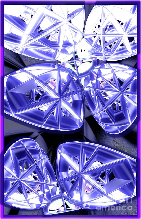 Abstract Digital Art - Gyroscopic by Ronald Bissett